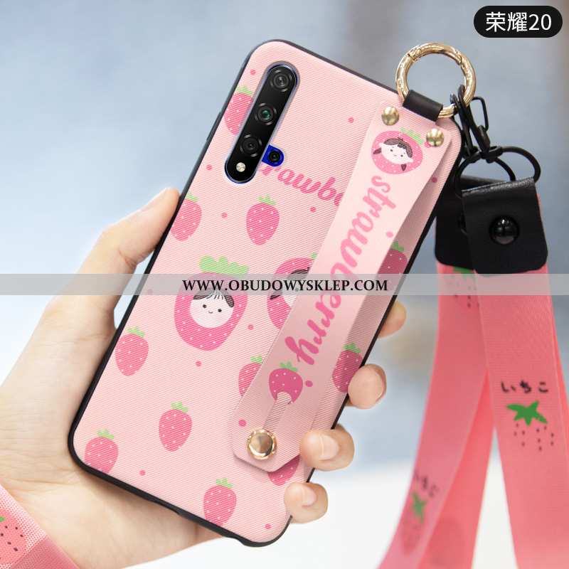 Etui Honor 20 Kreatywne Ochraniacz Anti-fall, Futerał Honor 20 Trendy Nubuku Zielone