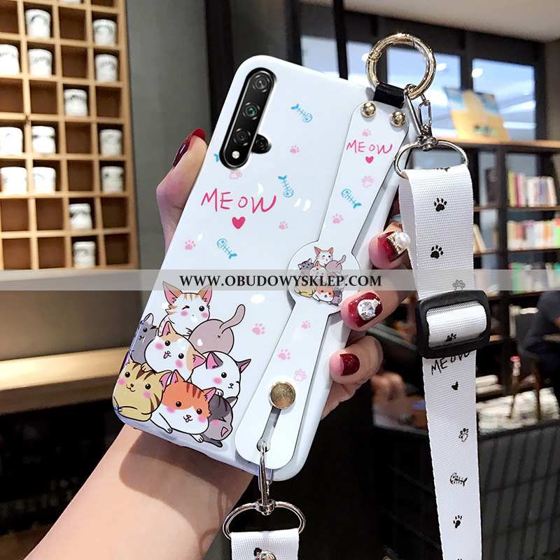 Etui Honor 20 Kreskówka Silikonowe Futerał, Futerał Honor 20 Trendy Anti-fall Czerwona