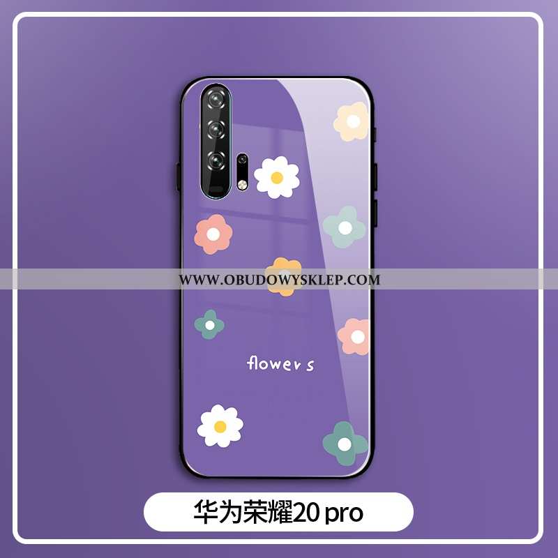 Etui Honor 20 Pro Moda Kreatywne Silikonowe, Futerał Honor 20 Pro Osobowość Proste Fioletowy