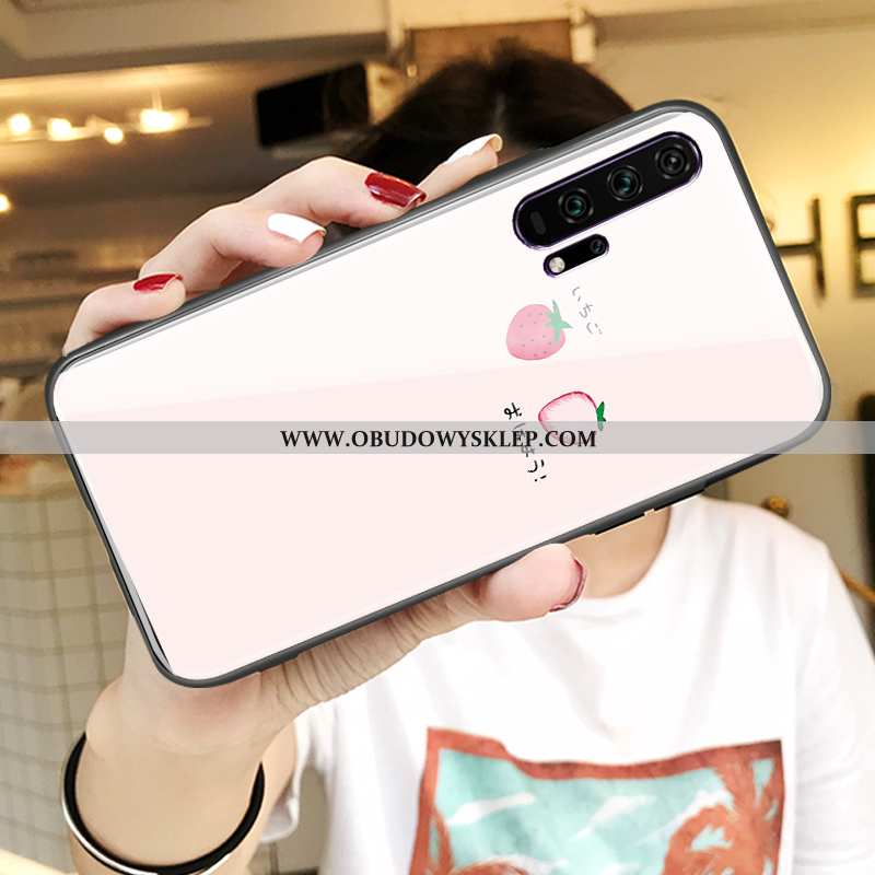 Etui Honor 20 Pro Szkło Miękki All Inclusive, Futerał Honor 20 Pro Trendy Telefon Komórkowy Rozowa