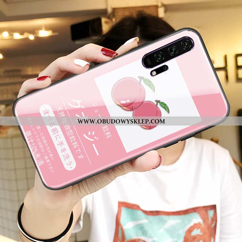 Etui Honor 20 Pro Szkło Miękki All Inclusive, Futerał Honor 20 Pro Trendy Telefon Komórkowy Rozowa