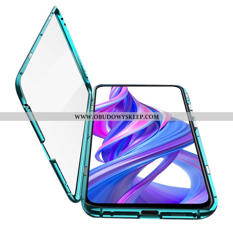 Etui Honor 9x Ochraniacz Magnetyzm Etui, Futerał Honor 9x Szkło Zielone