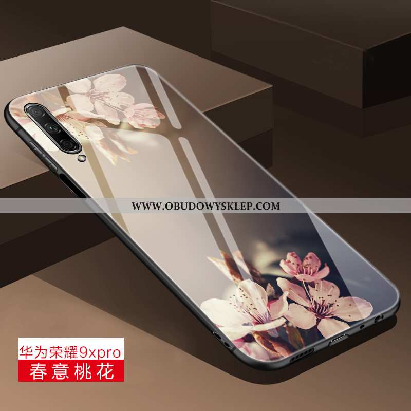 Etui Honor 9x Pro Silikonowe Trendy, Futerał Honor 9x Pro Ochraniacz Czerwony Netto Zielone