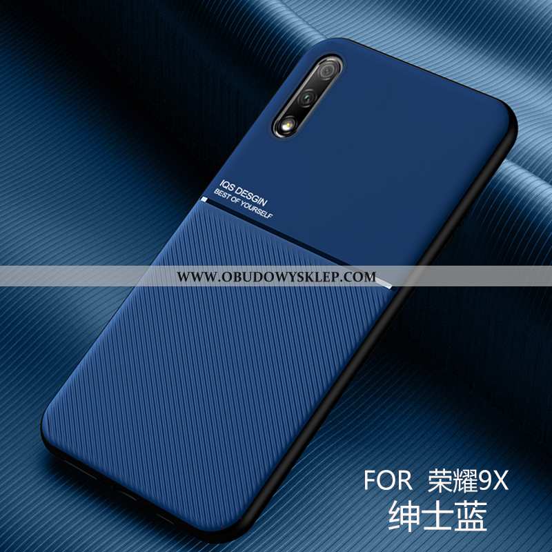 Etui Honor 9x Wzór Kreatywne Ciemno Niebieski, Futerał Honor 9x Super Granatowy