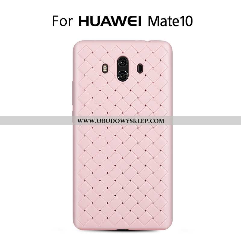 Etui Huawei Mate 10 Cienkie Jakość Przeplatane, Futerał Huawei Mate 10 Miękki Nowy Rozowa