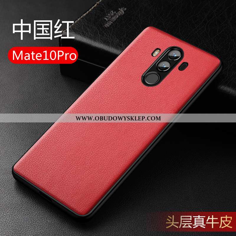 Etui Huawei Mate 10 Pro Prawdziwa Skóra Kreatywne Futerał, Futerał Huawei Mate 10 Pro Trendy Anti-fa