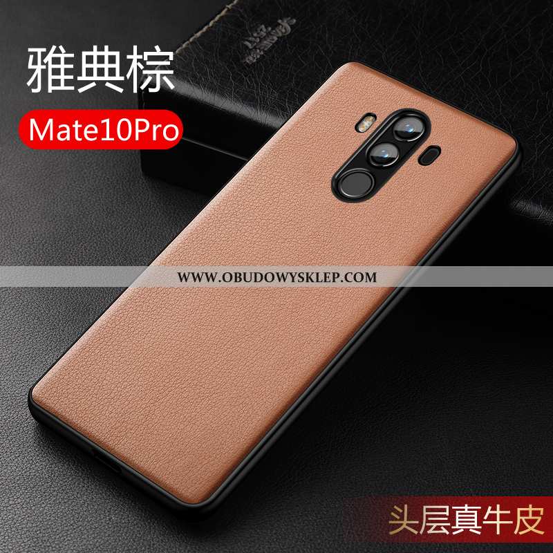 Etui Huawei Mate 10 Pro Prawdziwa Skóra Kreatywne Futerał, Futerał Huawei Mate 10 Pro Trendy Anti-fa