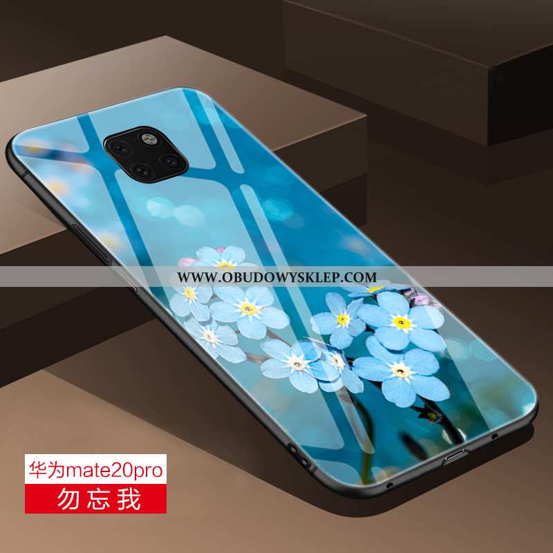 Etui Huawei Mate 20 Pro Ochraniacz Niebieski Anti-fall, Futerał Huawei Mate 20 Pro Szkło Niebieska