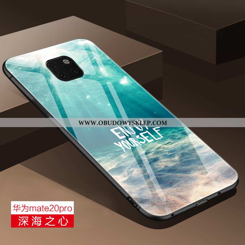 Etui Huawei Mate 20 Pro Ochraniacz Niebieski Anti-fall, Futerał Huawei Mate 20 Pro Szkło Niebieska