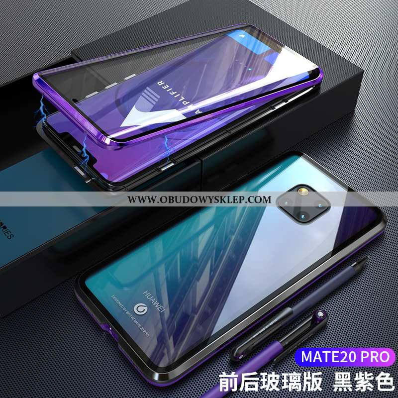 Etui Huawei Mate 20 Pro Szkło Anti-fall Czarny, Futerał Huawei Mate 20 Pro Przezroczysty Super Czarn