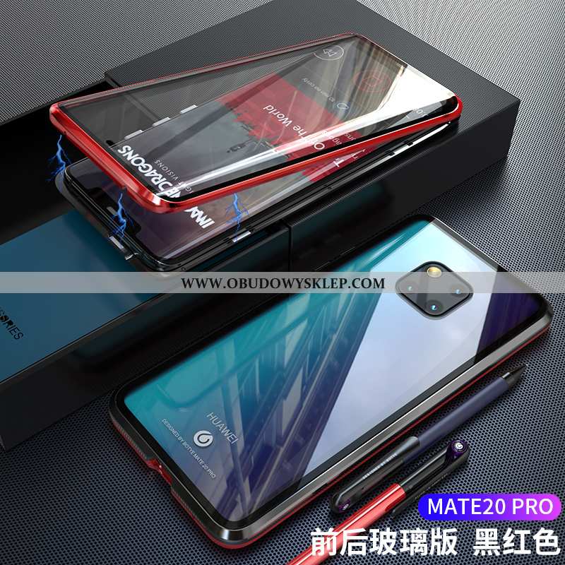 Etui Huawei Mate 20 Pro Szkło Anti-fall Czarny, Futerał Huawei Mate 20 Pro Przezroczysty Super Czarn