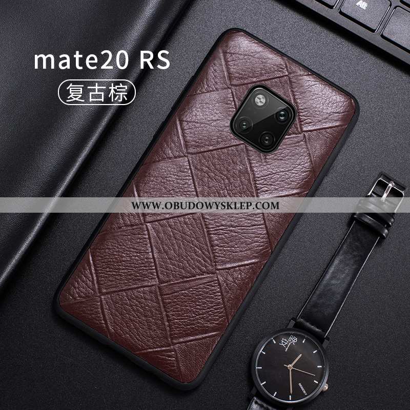 Etui Huawei Mate 20 Rs Trendy Cienkie All Inclusive, Futerał Huawei Mate 20 Rs Super Bydło Kawowy