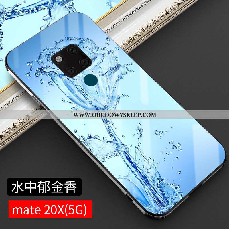 Etui Huawei Mate 20 X Trendy Niebieski Telefon Komórkowy, Futerał Huawei Mate 20 X Ochraniacz All In