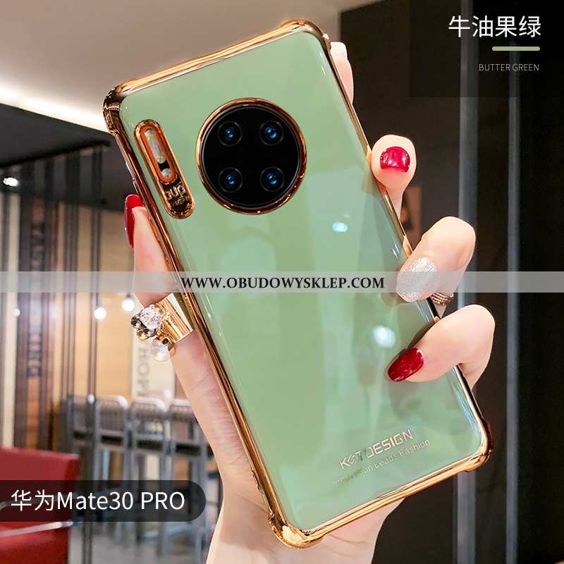 Etui Huawei Mate 30 Pro Kreatywne Zielony Anti-fall, Futerał Huawei Mate 30 Pro Trendy Jasny Zielone