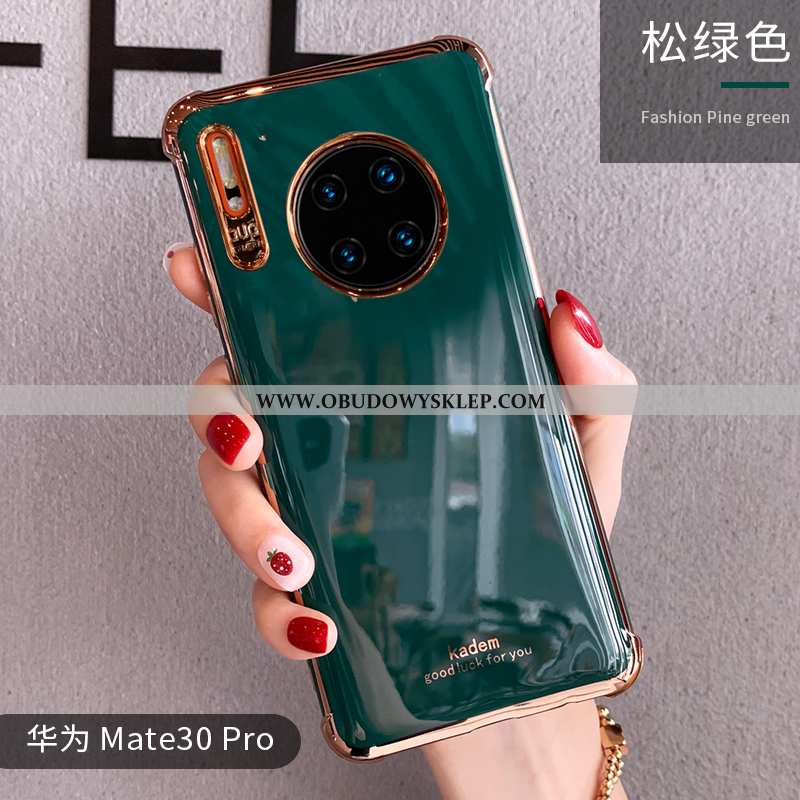 Etui Huawei Mate 30 Pro Kreatywne Zielony Anti-fall, Futerał Huawei Mate 30 Pro Trendy Jasny Zielone