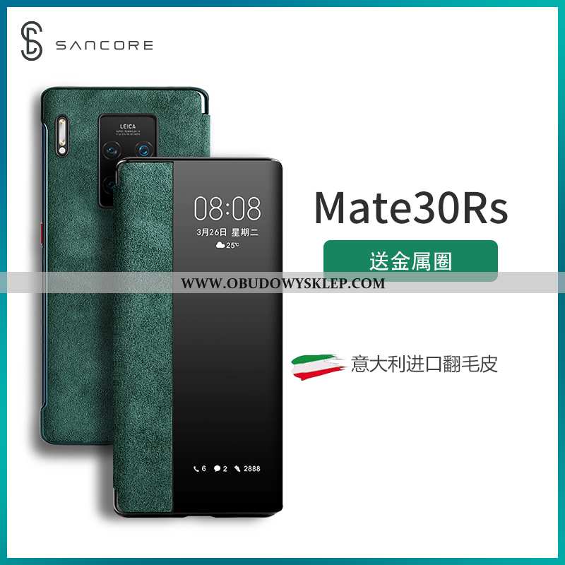 Etui Huawei Mate 30 Rs Ochraniacz Windows Zielony, Futerał Huawei Mate 30 Rs Trendy Zielone