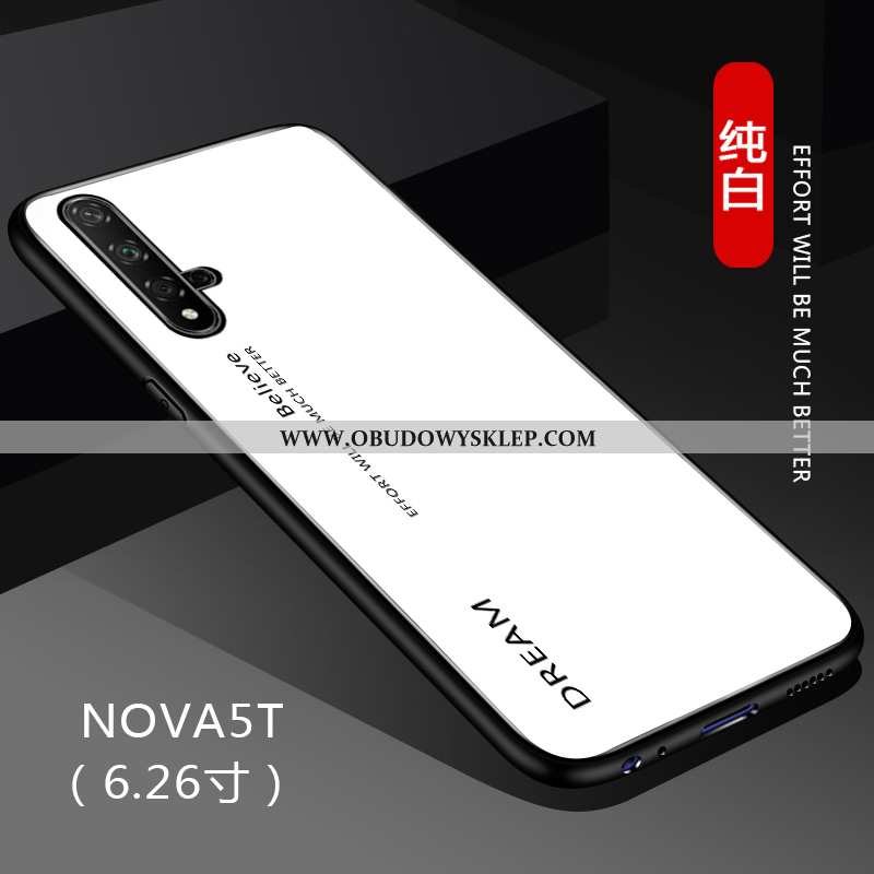 Etui Huawei Nova 5t Cienkie Czerwony Netto Anti-fall, Futerał Huawei Nova 5t Ochraniacz Telefon Komó