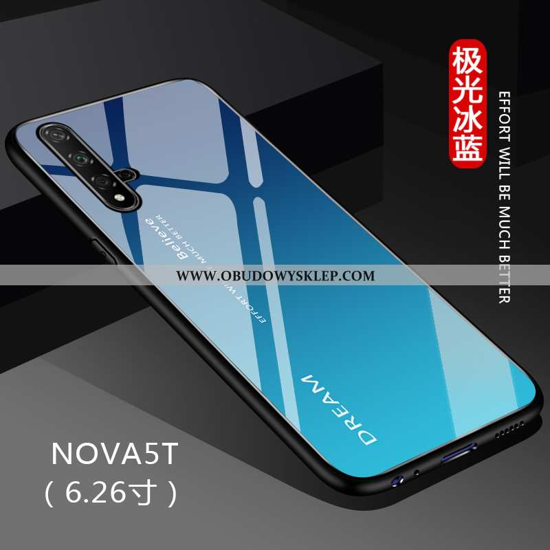 Etui Huawei Nova 5t Cienkie Czerwony Netto Anti-fall, Futerał Huawei Nova 5t Ochraniacz Telefon Komó