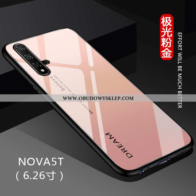 Etui Huawei Nova 5t Cienkie Czerwony Netto Anti-fall, Futerał Huawei Nova 5t Ochraniacz Telefon Komó