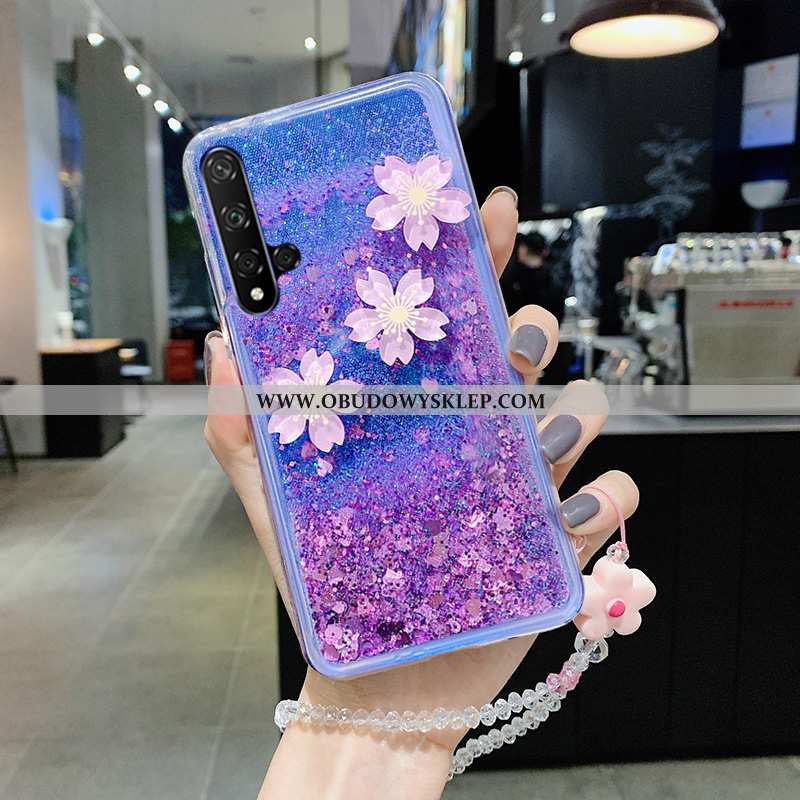 Etui Huawei Nova 5t Moda Futerał Proste, Huawei Nova 5t Młodzież Sakura Rozowa