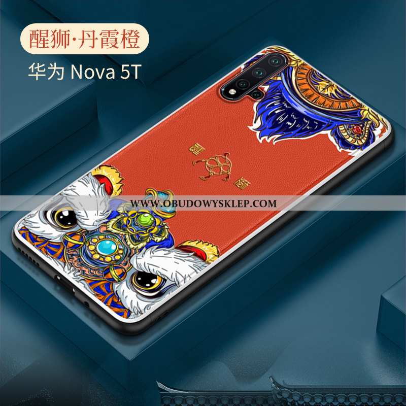 Etui Huawei Nova 5t Ochraniacz Telefon Komórkowy, Futerał Huawei Nova 5t Kreatywne Czerwona