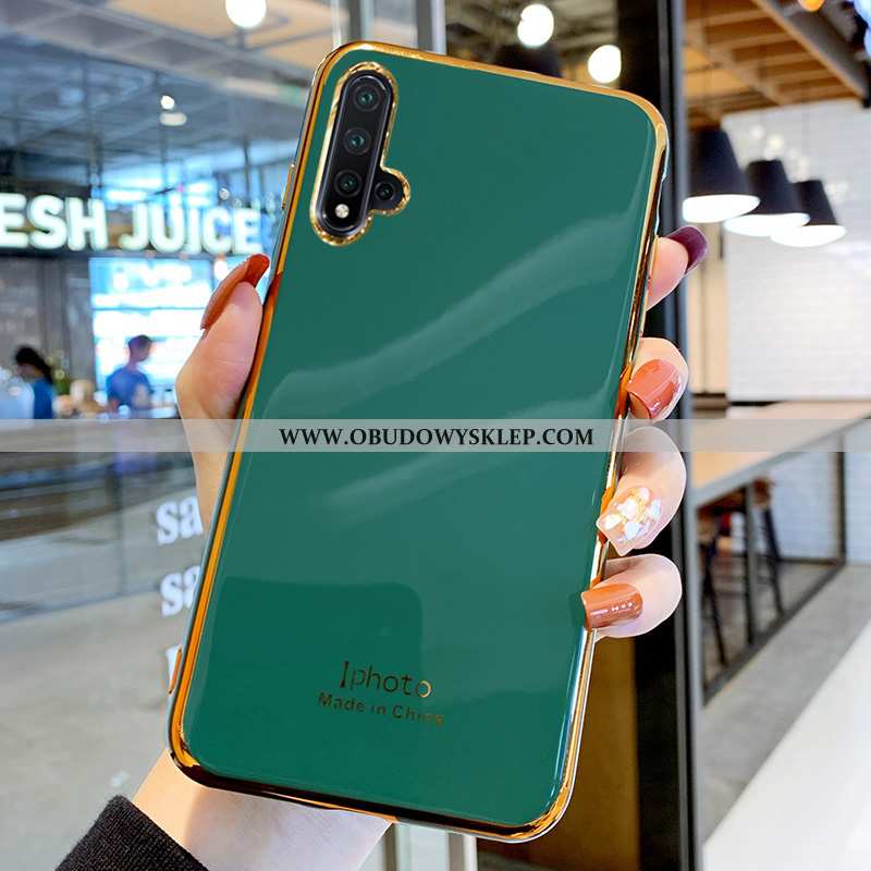 Etui Huawei Nova 5t Trendy Telefon Komórkowy Zielony, Futerał Huawei Nova 5t Miękki Zielone