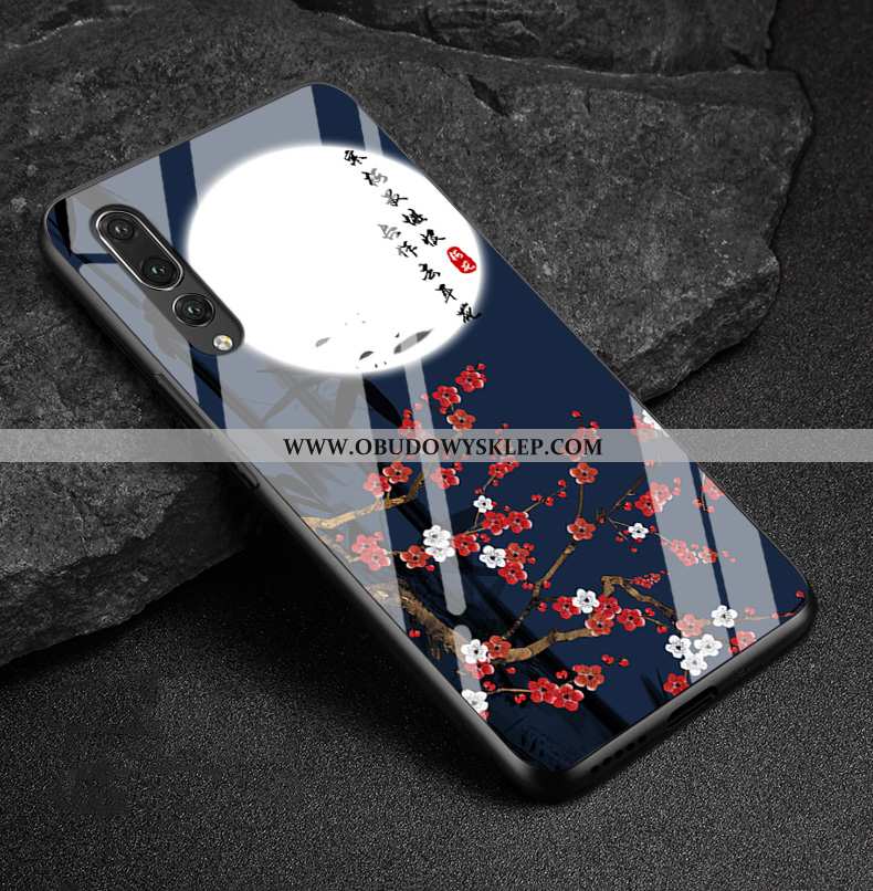 Etui Huawei P20 Pro Ochraniacz Lustro Etui, Futerał Huawei P20 Pro Szkło Moda Czarna