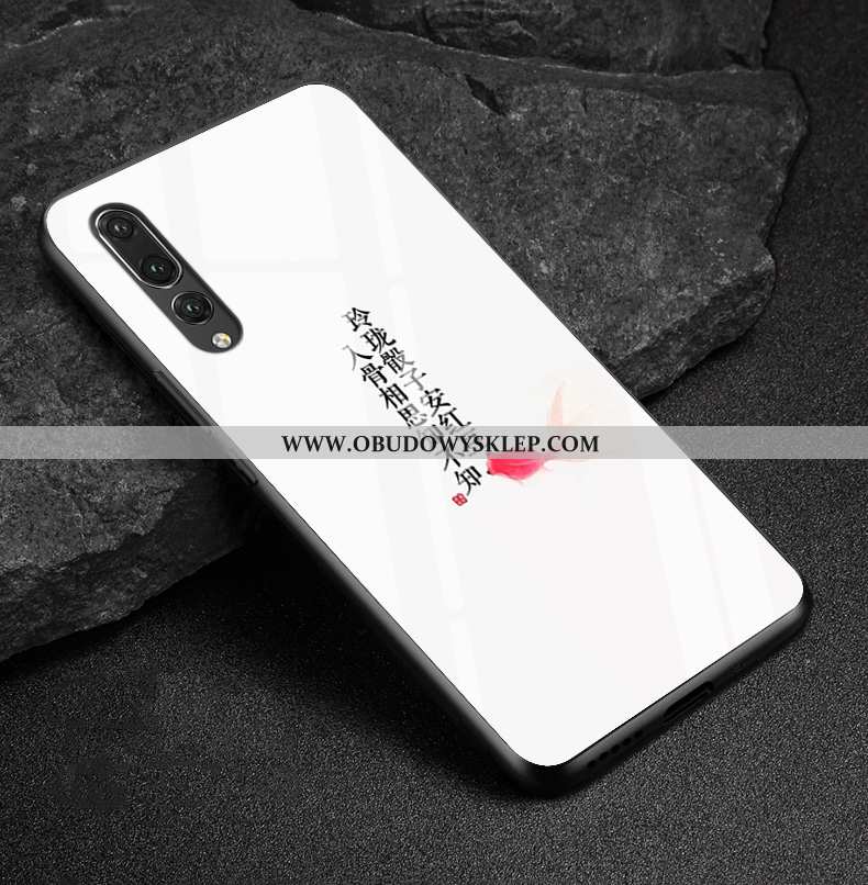 Etui Huawei P20 Pro Ochraniacz Lustro Etui, Futerał Huawei P20 Pro Szkło Moda Czarna