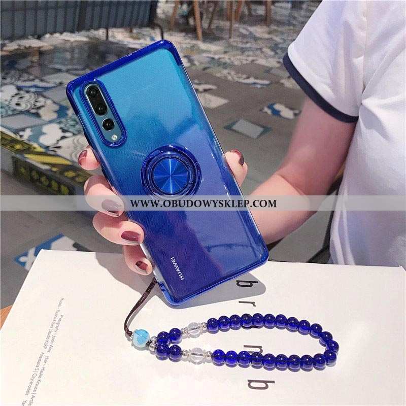 Etui Huawei P20 Pro Przezroczysty Miękki Zakochani, Futerał Huawei P20 Pro Osobowość Wspornik Fiolet