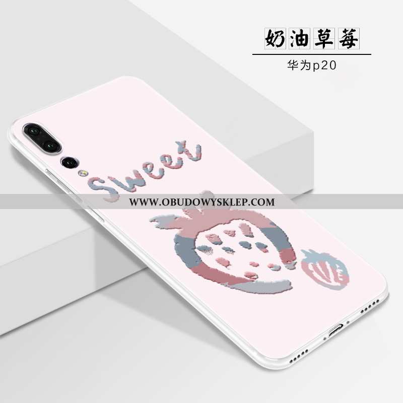 Etui Huawei P20 Trendy Anti-fall Lekkie, Futerał Huawei P20 Cienkie Zielony Zielone