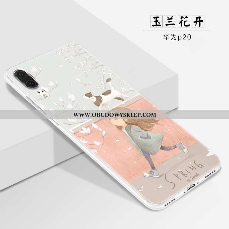 Etui Huawei P20 Trendy Anti-fall Lekkie, Futerał Huawei P20 Cienkie Zielony Zielone