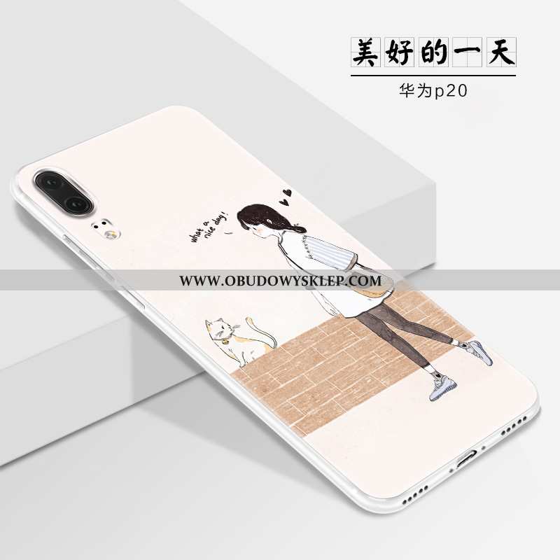 Etui Huawei P20 Trendy Anti-fall Lekkie, Futerał Huawei P20 Cienkie Zielony Zielone