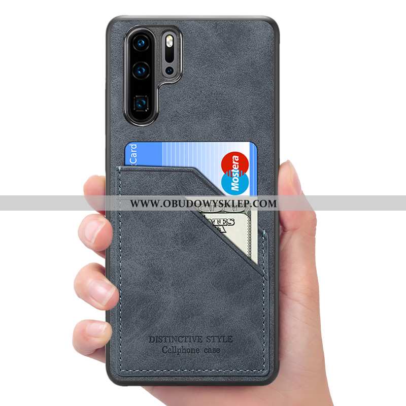 Etui Huawei P30 Pro Skórzane Telefon Komórkowy Futerał, Futerał Huawei P30 Pro Portfel Czerwona