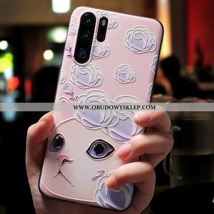 Etui Huawei P30 Pro Trendy Nubuku Anti-fall, Futerał Huawei P30 Pro Super Kreskówka Zielone