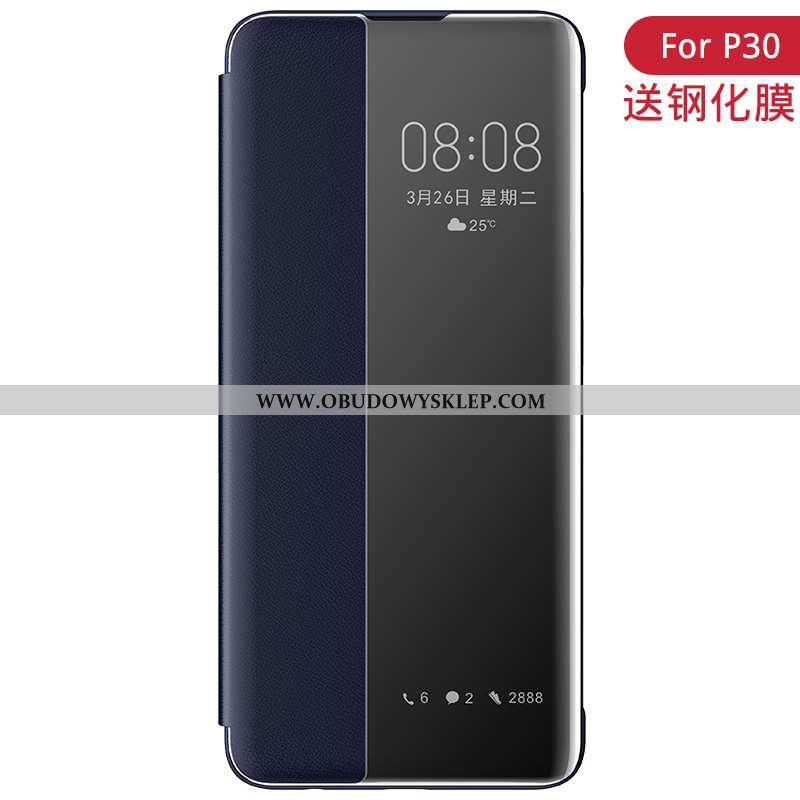 Etui Huawei P30 Skóra Telefon Komórkowy Etui, Futerał Huawei P30 Akcesoria All Inclusive Czerwona