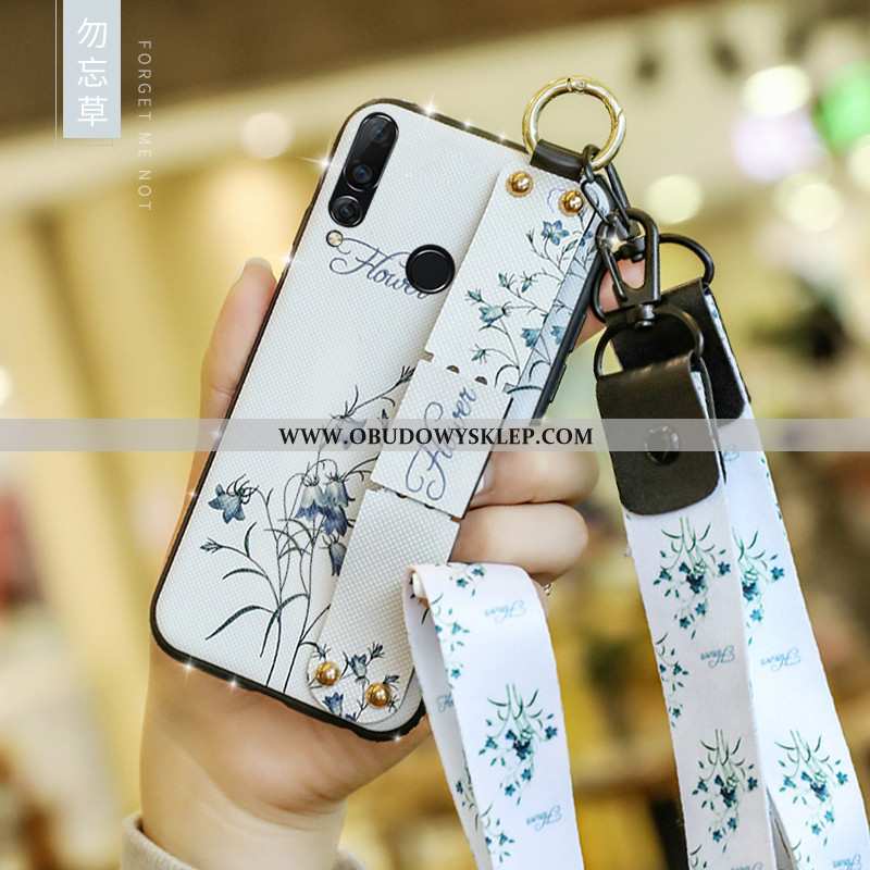 Etui Huawei P40 Lite E Trendy Czerwony Netto Moda, Futerał Huawei P40 Lite E Silikonowe Anti-fall Bi