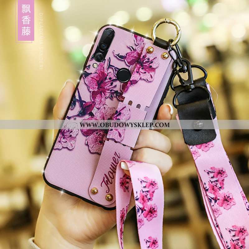 Etui Huawei P40 Lite E Trendy Czerwony Netto Moda, Futerał Huawei P40 Lite E Silikonowe Anti-fall Bi