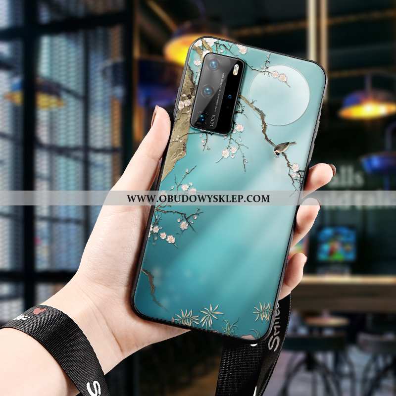 Etui Huawei P40 Pro Ochraniacz Telefon Komórkowy All Inclusive, Futerał Huawei P40 Pro Relief Zielon