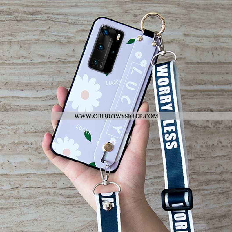 Etui Huawei P40 Pro Vintage Ochraniacz Futerał, Futerał Huawei P40 Pro Trendy Biały Biała