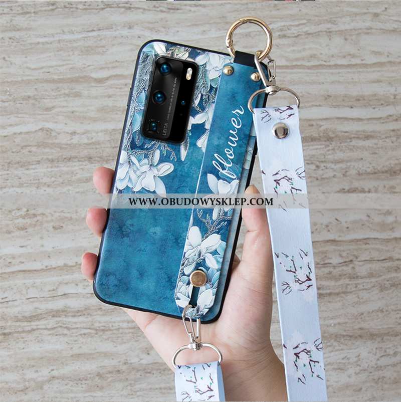 Etui Huawei P40 Pro Vintage Ochraniacz Futerał, Futerał Huawei P40 Pro Trendy Biały Biała