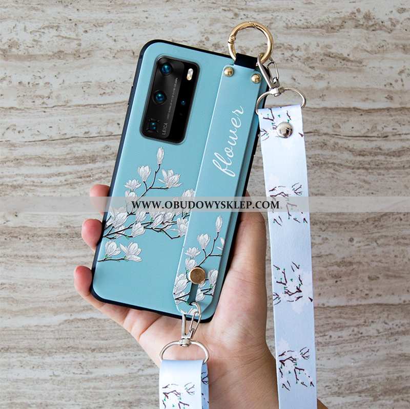 Etui Huawei P40 Pro Vintage Ochraniacz Futerał, Futerał Huawei P40 Pro Trendy Biały Biała