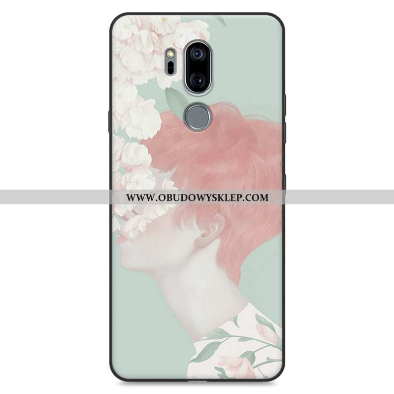 Etui Lg G7 Thinq Silikonowe Trendy Telefon Komórkowy, Futerał Lg G7 Thinq Ochraniacz Czerwony Czerwo