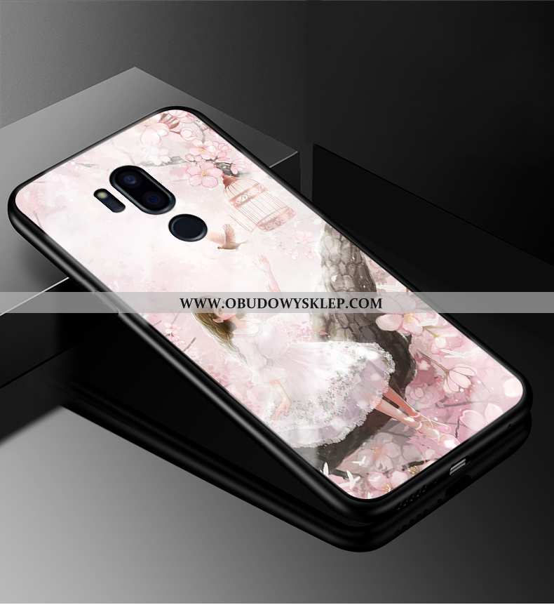 Etui Lg G7 Thinq Szkło Futerał Silikonowe, Lg G7 Thinq Osobowość Ochraniacz Biała