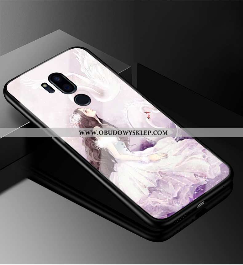 Etui Lg G7 Thinq Szkło Futerał Silikonowe, Lg G7 Thinq Osobowość Ochraniacz Biała