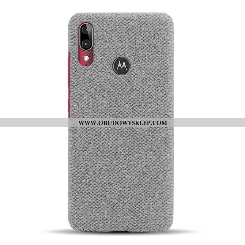 Etui Moto E6 Plus Ochraniacz Telefon Komórkowy Anti-fall, Futerał Moto E6 Plus Cienkie Płótno Czerwo