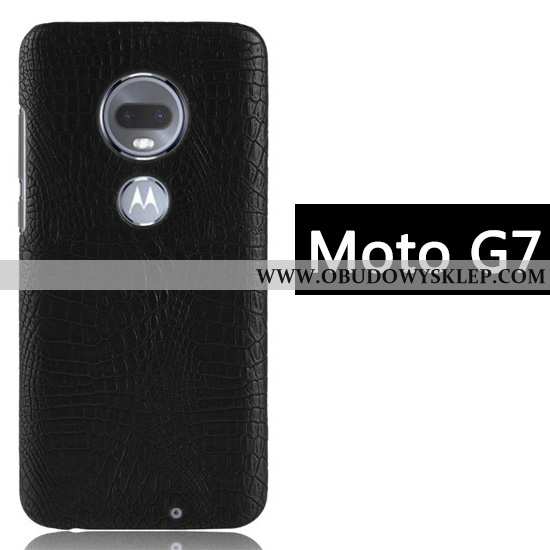 Etui Moto G7 Kreatywne Telefon Komórkowy Etui, Futerał Moto G7 Wzór Anti-fall Czarna