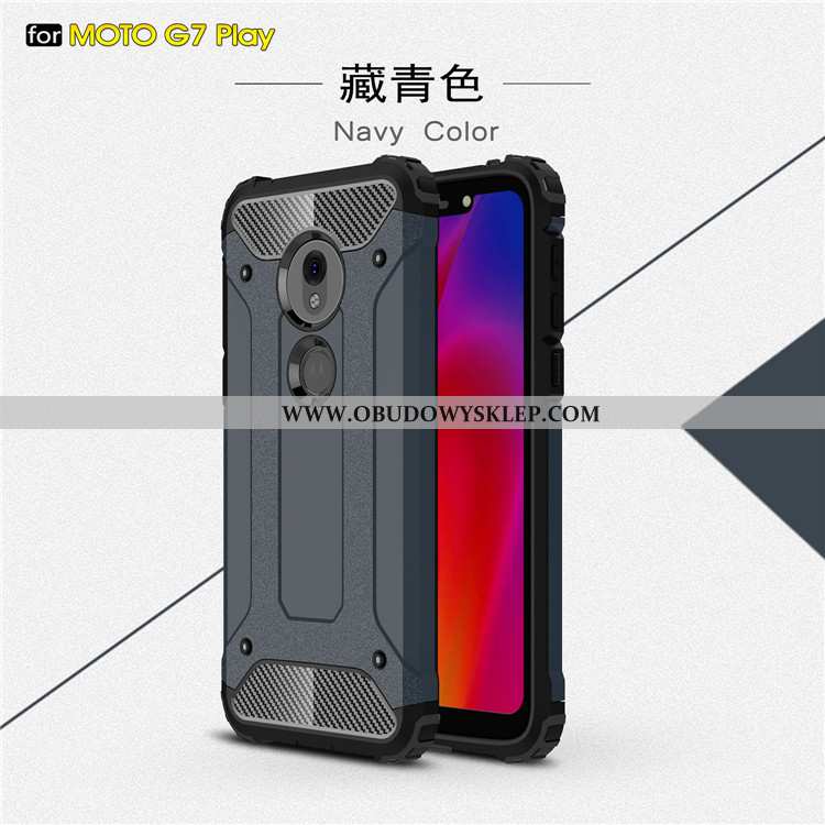 Etui Moto G7 Play Ochraniacz All Inclusive Anti-fall, Futerał Moto G7 Play Czerwony Czerwona