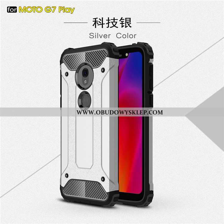 Etui Moto G7 Play Ochraniacz All Inclusive Anti-fall, Futerał Moto G7 Play Czerwony Czerwona