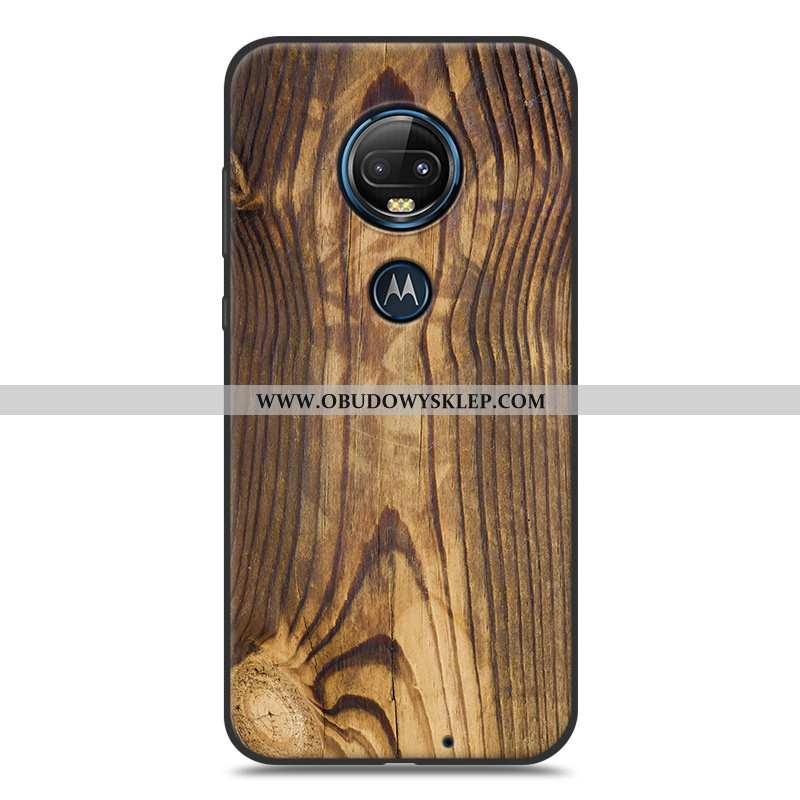 Etui Moto G7 Plus Wzór Kreatywne Ochraniacz, Futerał Moto G7 Plus Drewniany Biały Biała