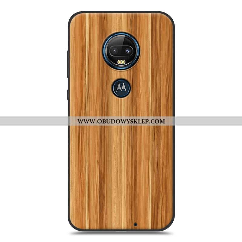 Etui Moto G7 Plus Wzór Kreatywne Ochraniacz, Futerał Moto G7 Plus Drewniany Biały Biała